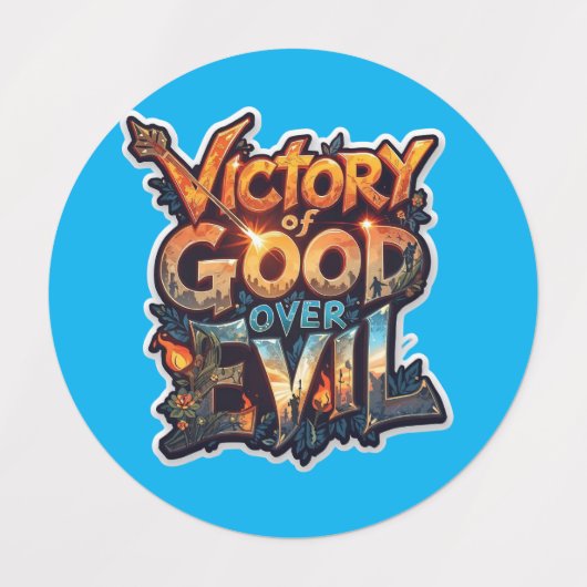 Dussehra 2025 Symbool van Triumph - Cutout Sticker (Design 2)