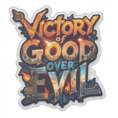 Dussehra 2025 Symbool van Triumph - Cutout Sticker (Voorkant)