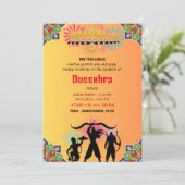 DUSSEHRA Ravan Dahan en Ram Leela Kaart (Staand voorkant)