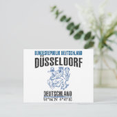 Düsseldorf Briefkaart (Staand voorkant)