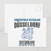Düsseldorf Briefkaart (Voorkant / Achterkant)