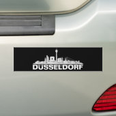 Düsseldorf City Skyline Autoaufkleber / Sticker (Op auto)