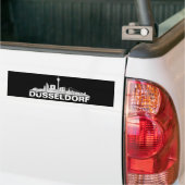 Düsseldorf City Skyline Autoaufkleber / Sticker (Op Truck)