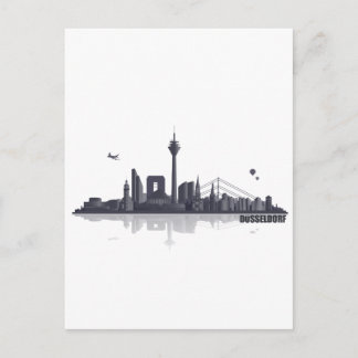 Düsseldorf City Skyline Briefkaart