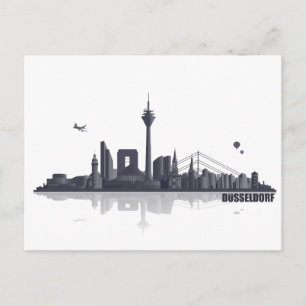 Düsseldorf City Skyline Briefkaart