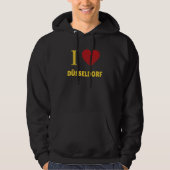 Dusseldorf Dialect Rhine Westphalia Germany Souven Hoodie (Voorkant)
