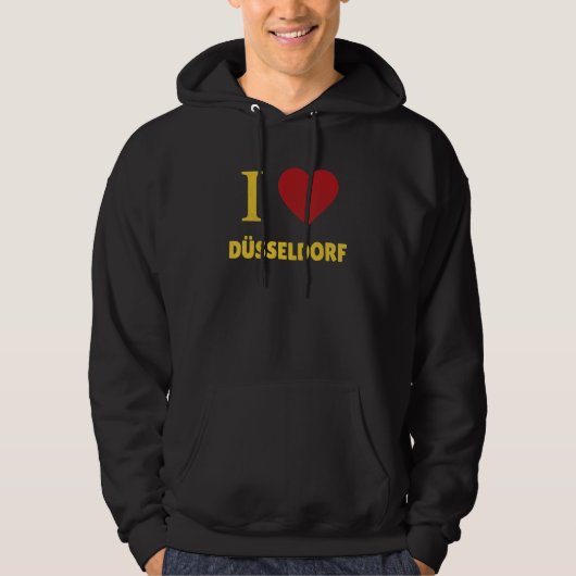 Dusseldorf Dialect Rhine Westphalia Germany Souven Hoodie (Voorkant)