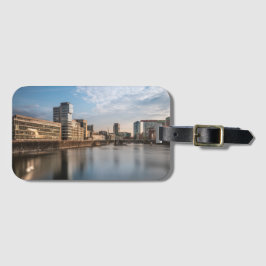 Dusseldorf Duitsland Bagagelabel