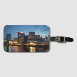 Dusseldorf Duitsland Bagagelabel