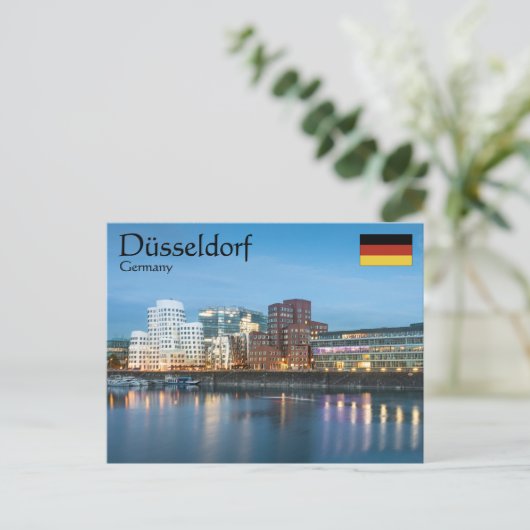 Dusseldorf Duitsland Briefkaart (Staand voorkant)