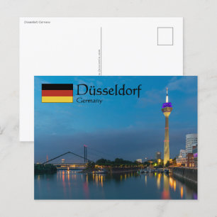 Dusseldorf Duitsland Briefkaart