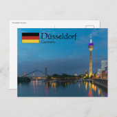 Dusseldorf Duitsland Briefkaart (Voorkant / Achterkant)