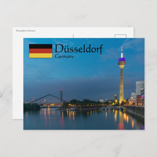 Dusseldorf Duitsland Briefkaart (Voorkant / Achterkant)