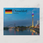 Dusseldorf Duitsland Briefkaart (Voorkant)