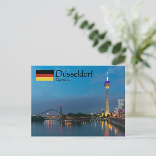 Dusseldorf Duitsland Briefkaart (Staand voorkant)