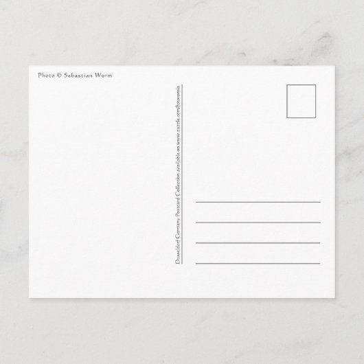 Dusseldorf Duitsland Briefkaart (Achterkant)