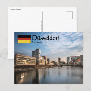 Dusseldorf Duitsland Briefkaart