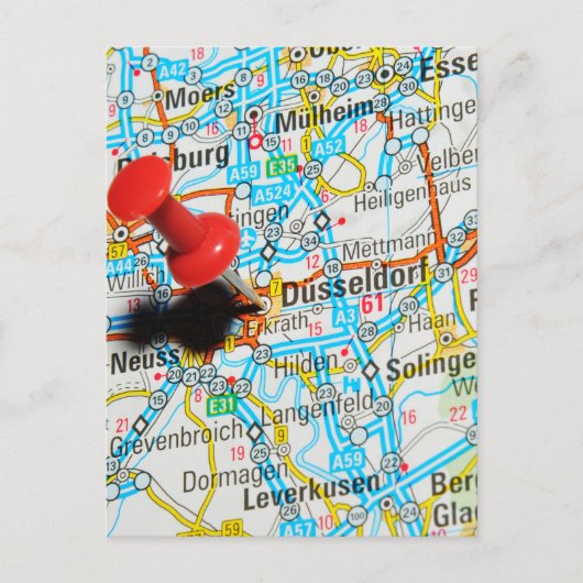 Düsseldorf, Duitsland Briefkaart (Voorkant)