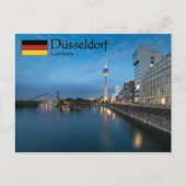 Dusseldorf Duitsland Briefkaart (Voorkant)