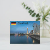 Dusseldorf Duitsland Briefkaart (Staand voorkant)