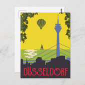 Dusseldorf, Duitsland Briefkaart (Voorkant / Achterkant)