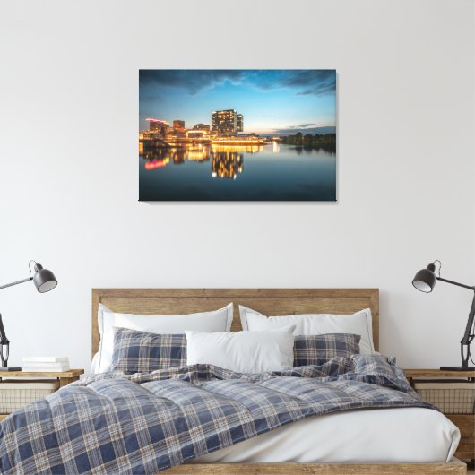 Dusseldorf Duitsland Canvas Afdruk (Insitu (Slaapkamer))