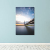 Dusseldorf Duitsland Canvas Afdruk (Insitu (Houten vloer))