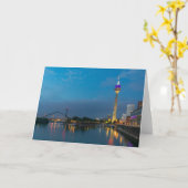 Dusseldorf Duitsland Card Kaart (Gele Bloem)