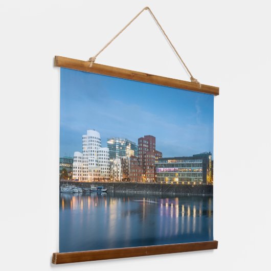 Dusseldorf Duitsland Hangend Wandkleed (Gebogen)