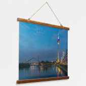 Dusseldorf Duitsland Hangend Wandkleed (Gebogen)