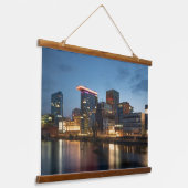 Dusseldorf Duitsland Hangend Wandkleed (Gebogen)