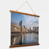 Dusseldorf Duitsland Hangend Wandkleed (Gebogen)