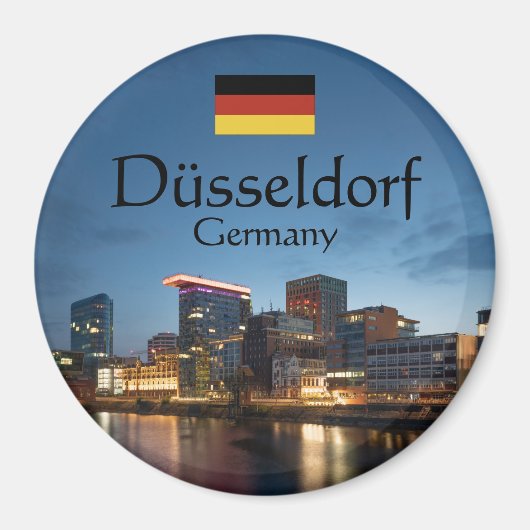 Dusseldorf Duitsland Magneet (Voorkant)