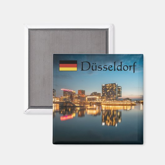 Dusseldorf Duitsland Magneet (Voorkant / Achterkant)