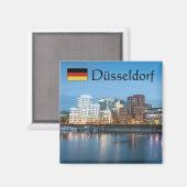 Dusseldorf Duitsland Magneet (Voorkant / Achterkant)