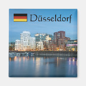 Dusseldorf Duitsland Magneet (Voorkant)
