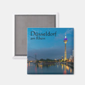 Dusseldorf Duitsland Magneet (Voorkant / Achterkant)