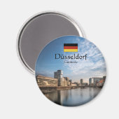 Düsseldorf Duitsland magneet (Voorkant / Achterkant)