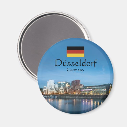 Dusseldorf Duitsland Magneet (Voorkant / Achterkant)