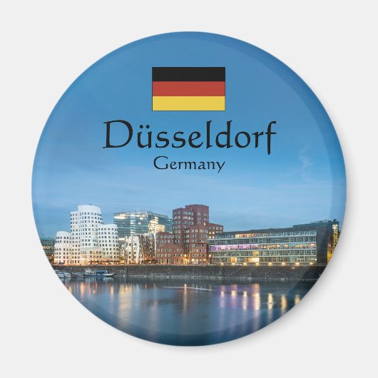 Dusseldorf Duitsland Magneet (Voorkant)