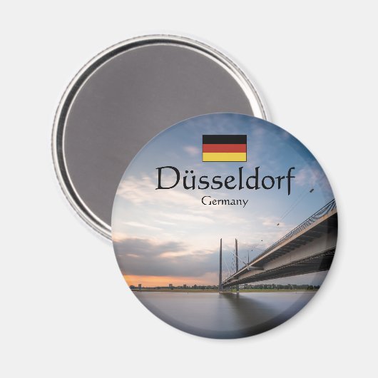 Düsseldorf Duitsland Magneet (Voorkant / Achterkant)