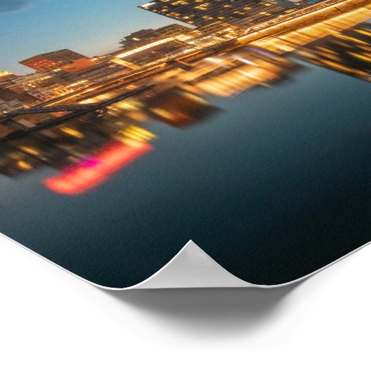 Dusseldorf Duitsland Poster (Hoek)