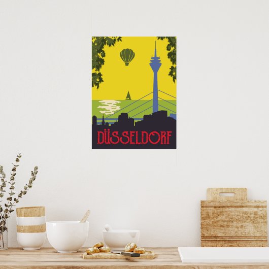 Dusseldorf, Duitsland Poster (Keuken)