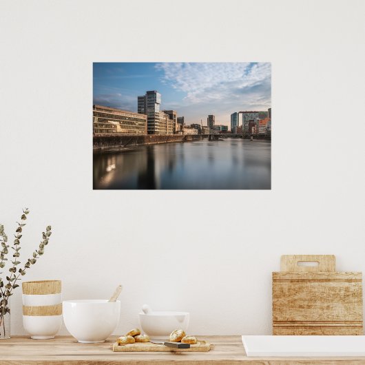 Dusseldorf Duitsland Poster (Keuken)