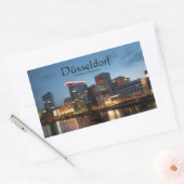 Dusseldorf Duitsland Rechthoekige Sticker (Envelop)