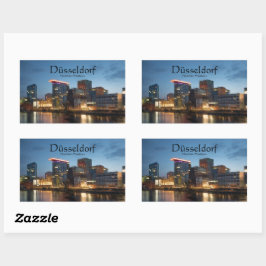 Dusseldorf Duitsland Rechthoekige Sticker