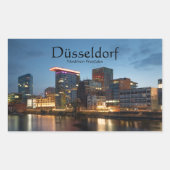 Dusseldorf Duitsland Rechthoekige Sticker (Voorkant)
