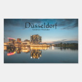 Dusseldorf Duitsland Rechthoekige Sticker (Voorkant)