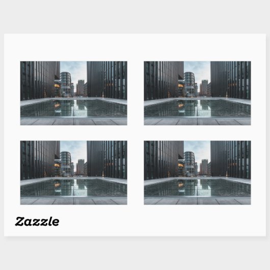 Dusseldorf Duitsland Rechthoekige Sticker (Vel)