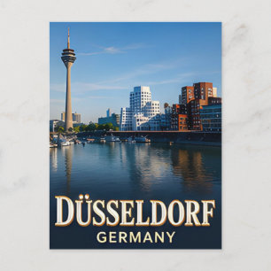 ✈️ Düsseldorf Duitsland Reis Cadeau 🌆 Briefkaart